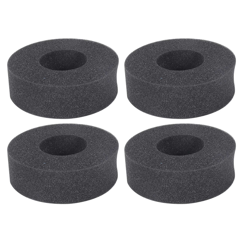 4Pcs Aluminum Wheel Hex Hubs For Arrma 1/10 Granite, Big Rock, Senton - 14mm, 6mm Thick, With M4 Lock Nuts (Blue)