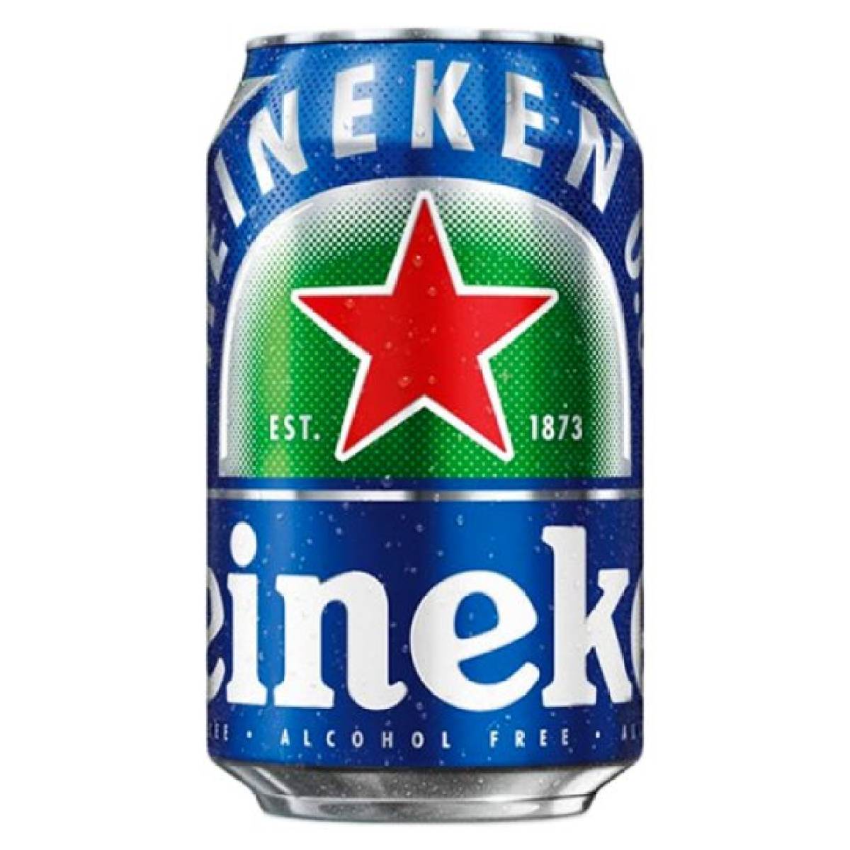 ไฮเนเก้น นอนแอลกอฮอล 0.0 เบียร์แคน 330มล. (1 กระป๋อง) Heineken Non Alcoholic 0.0 Beer Can 330ml.