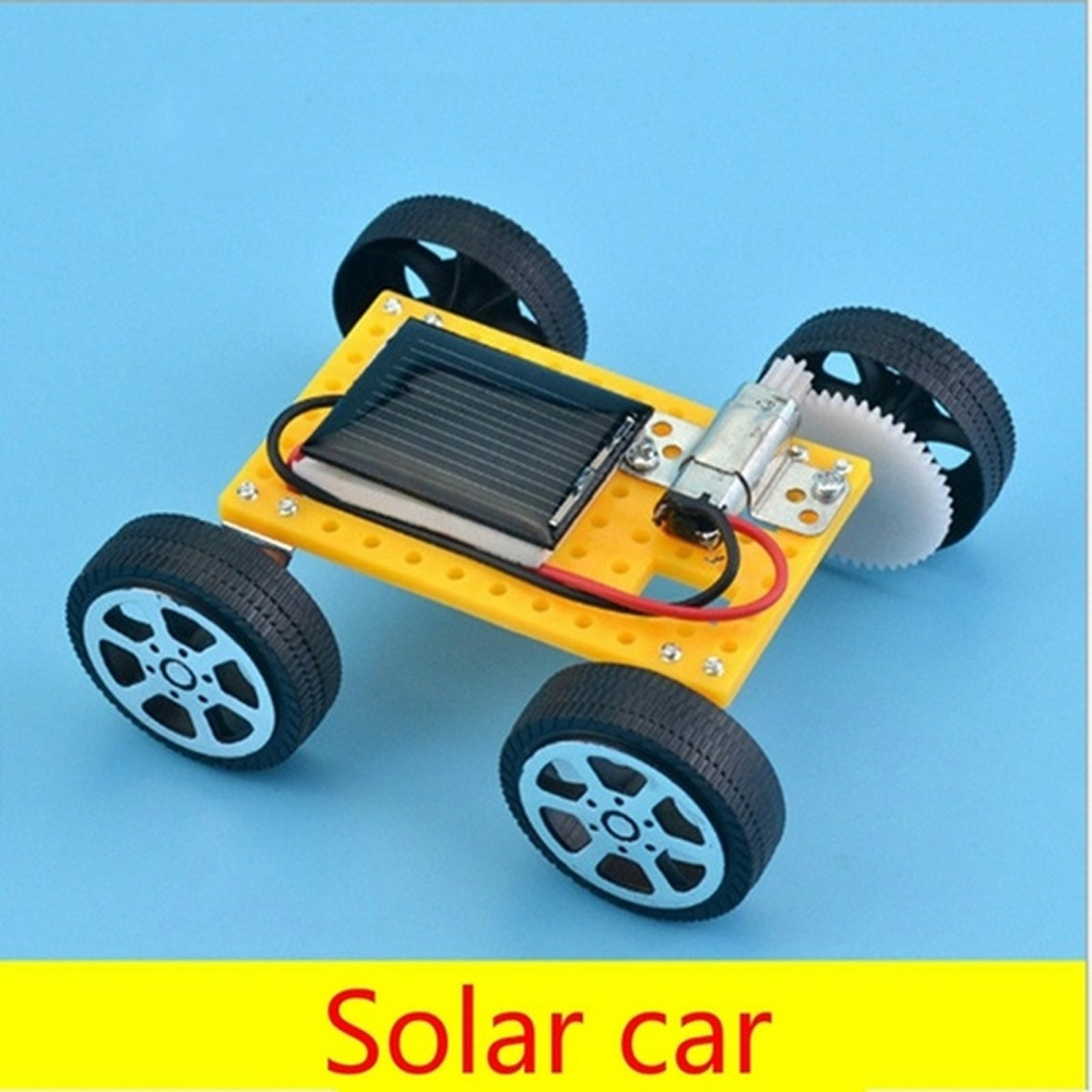 DYJJD พลาสติกการทดลองวิทยาศาสตร์เด็กของเล่นการศึกษา Solar รถของเล่น DIY รถประกอบหุ่นยนต์ชุด Energy ของเล่นขับเคลื่อนพลังงานแสงอาทิตย์