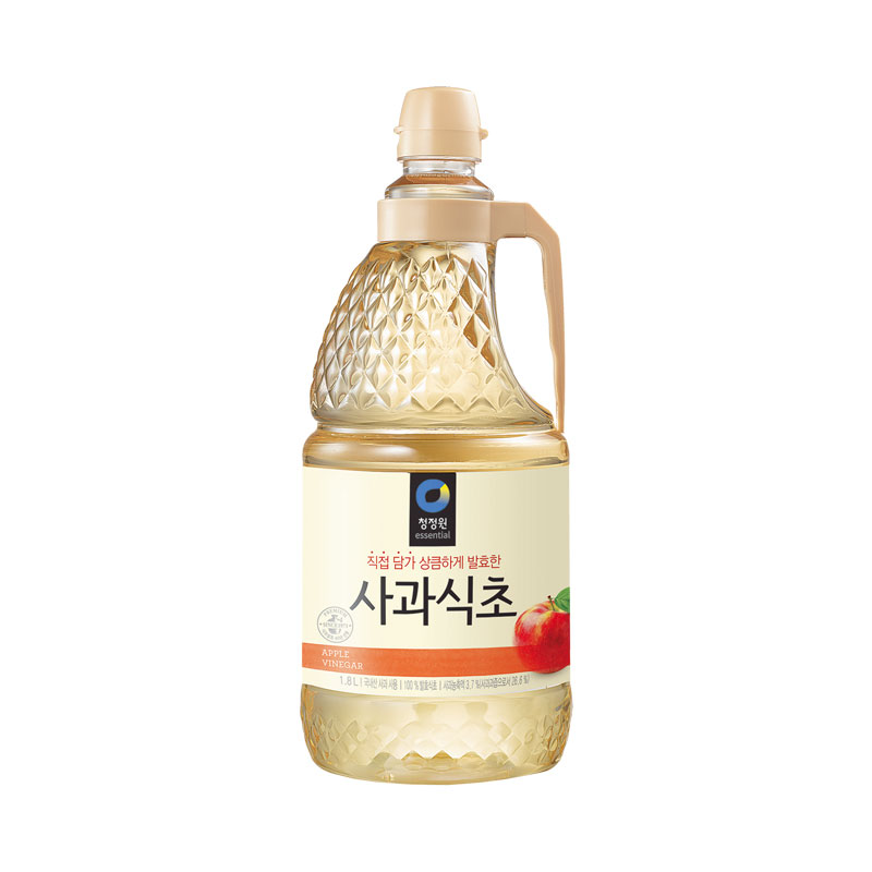 Chung Jung One Apple Vinegar 1.8 L ชองจองวอน น้ำส้มสายชูหมักจากแอปเปิ้ล 1.8 ลิตร