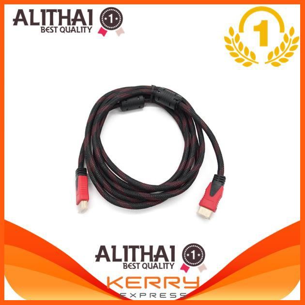 Best Quality alithai สาย HDMI 1.5 เมตร Version 1.4 3D อุปกรณ์เสริมรถยนต์ car accessories อุปกรณ์สายชาร์จรถยนต์ car charger อุปกรณ์เชื่อมต่อ Connecting device USB cable HDMI cable