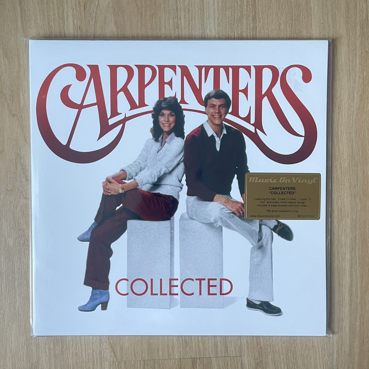 แผ่นเสียง Carpenters อัลบั้ม Collected 2 ,LP,EU  รวมเพลง แผ่นเสียงใหม่ ซีล