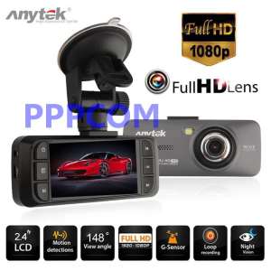 กล้องติดรถยนต์ Anytek AT900 FullHD 1080P ภาพในตอนกลางวัน และกลางคืนคมชัด