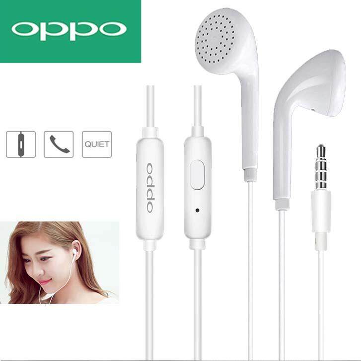 หูฟังOPPOแท้100% OPPO หูฟัง In-ear Headphones รุ่น MH135 Oppo เเละ Android earphone for R9s r9s plus R11 plus A57 R7 R9 A59 A77