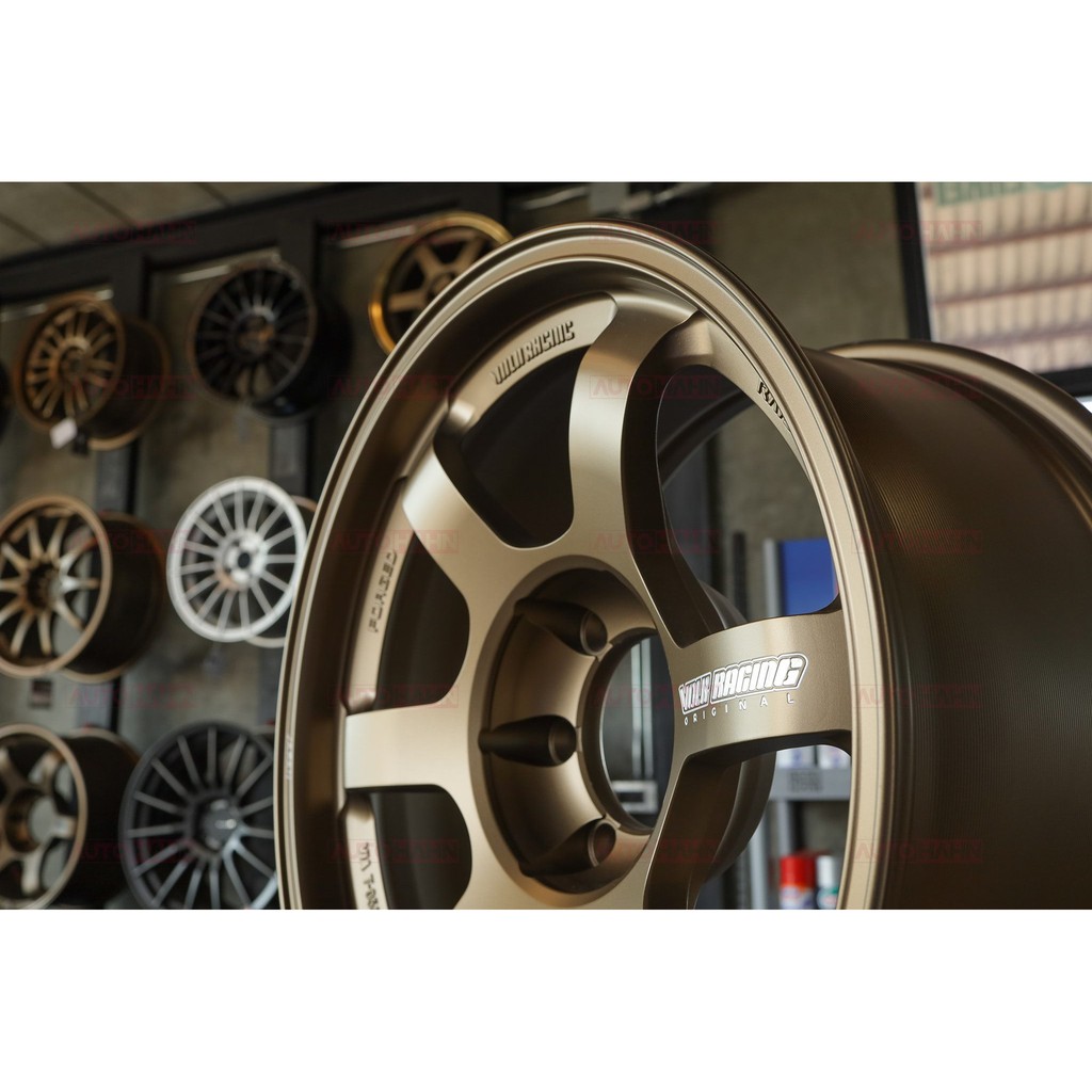 Nk Rims ล้อ NK performance รีดเบา Flowforming ลาย TE37 SUV สี BR ขอบ 18 นิ้ว ...