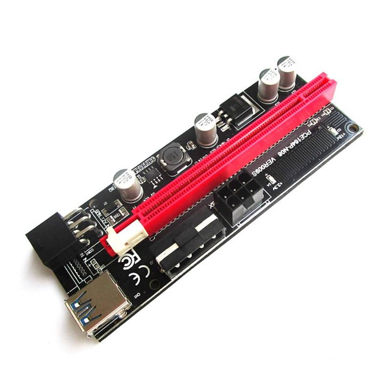 Cartão Compact PCI-E Riser VER009S USB 3.0 1X Para 16X Expresso Card Alta Eficiência Desktop Cartão Compact PCI-E Riser VER009S USB 3.0 1X Para 16X Expresso Card Alta Eficiência Desktop