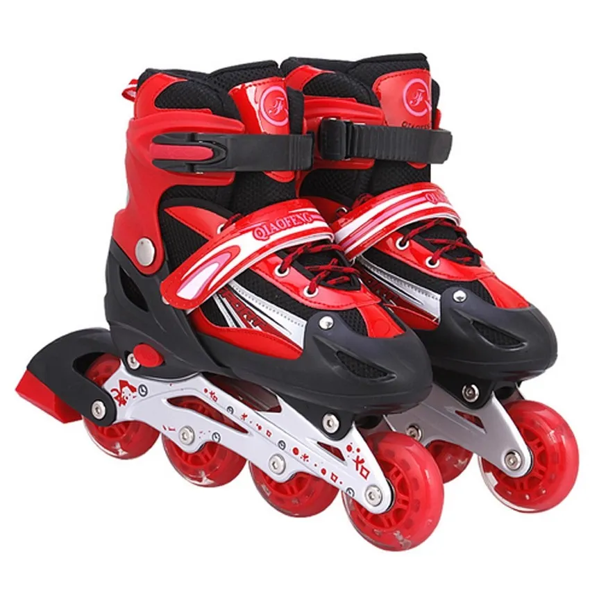 รองเท้าสเก็ต รองเท้าสเก็ต โรลเลอร์เบลด Roller Blade Skate รุ่น M= 33-37 --Red โรเลอร์เบรด