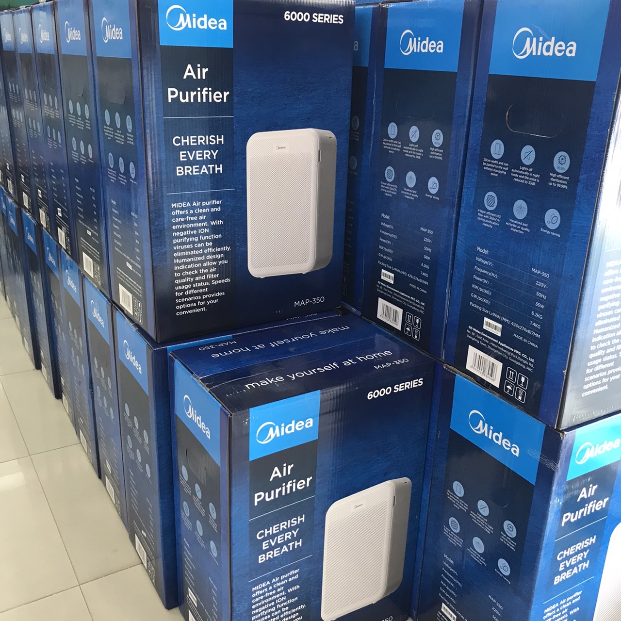 Midea air online purifier 6000 series