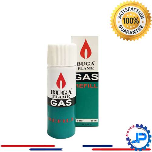 แก๊สกระป๋องBUGA GAS REFILL 50g กระป๋องเล็ก แก๊สบูก้า เติมไฟแช็ค ปีนจุดเตาแก๊ส ตัวเป่าไฟของช่างทองบางรุ่นและอุปกรณ์แต่งหน้าขนมเค้กที่ใช้แก๊สเติม