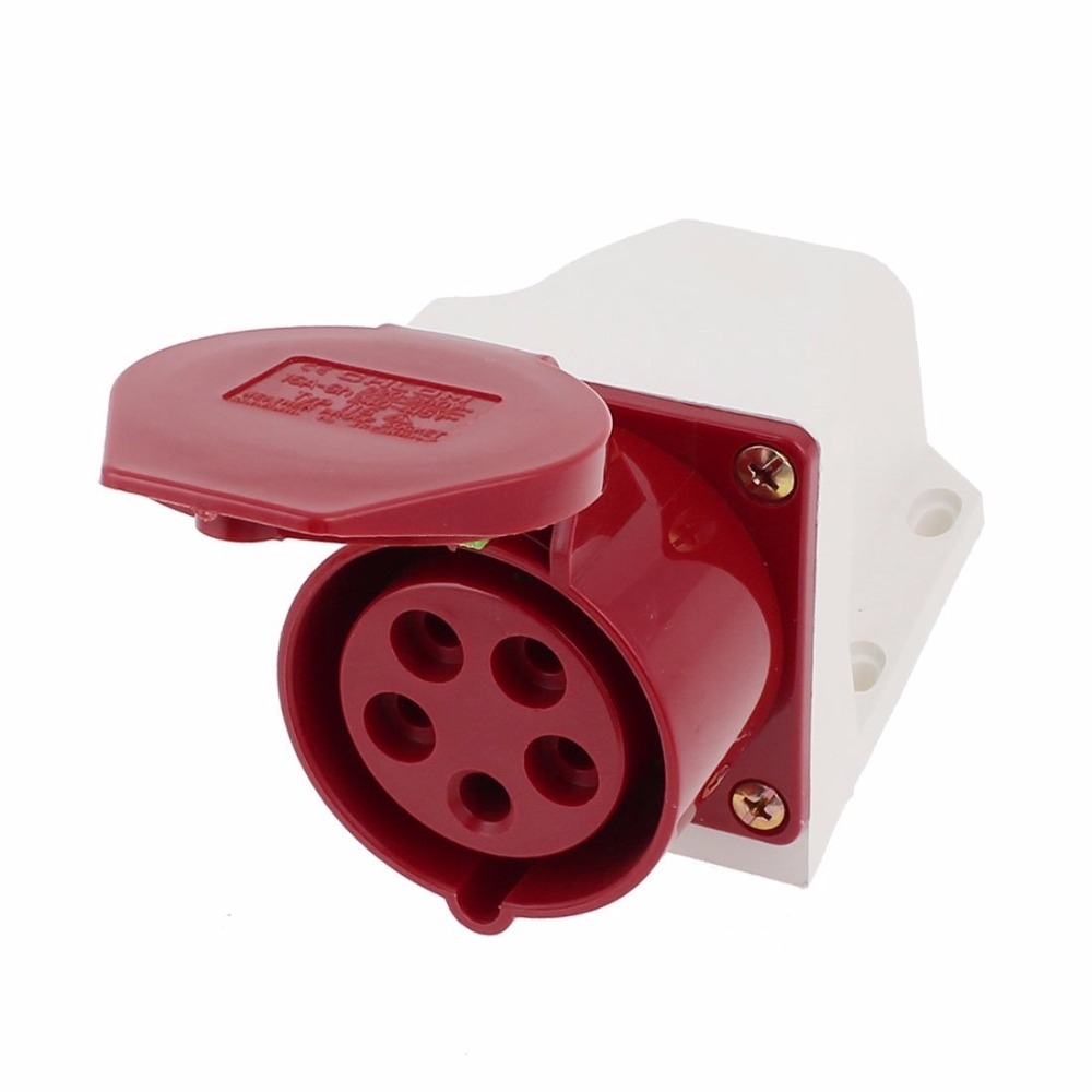 Waterproof IP44 industrial plug socket connector 3 Pin 4 Pin 5 Pin 16A