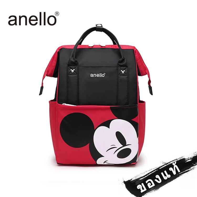 พร้อมส่ง‼️ กระเป๋า Anello Mickey ใบใหญ่ มี 5 / กระเป๋า Anello Đisnēy 2020 Polyester Canvas Backpack Limited