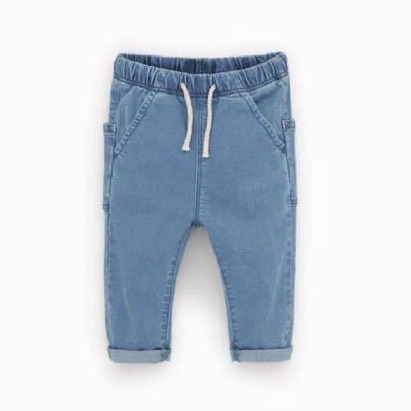 Zara baby Denim  เอวยืดเชือกรูดได้จริง งานแท้