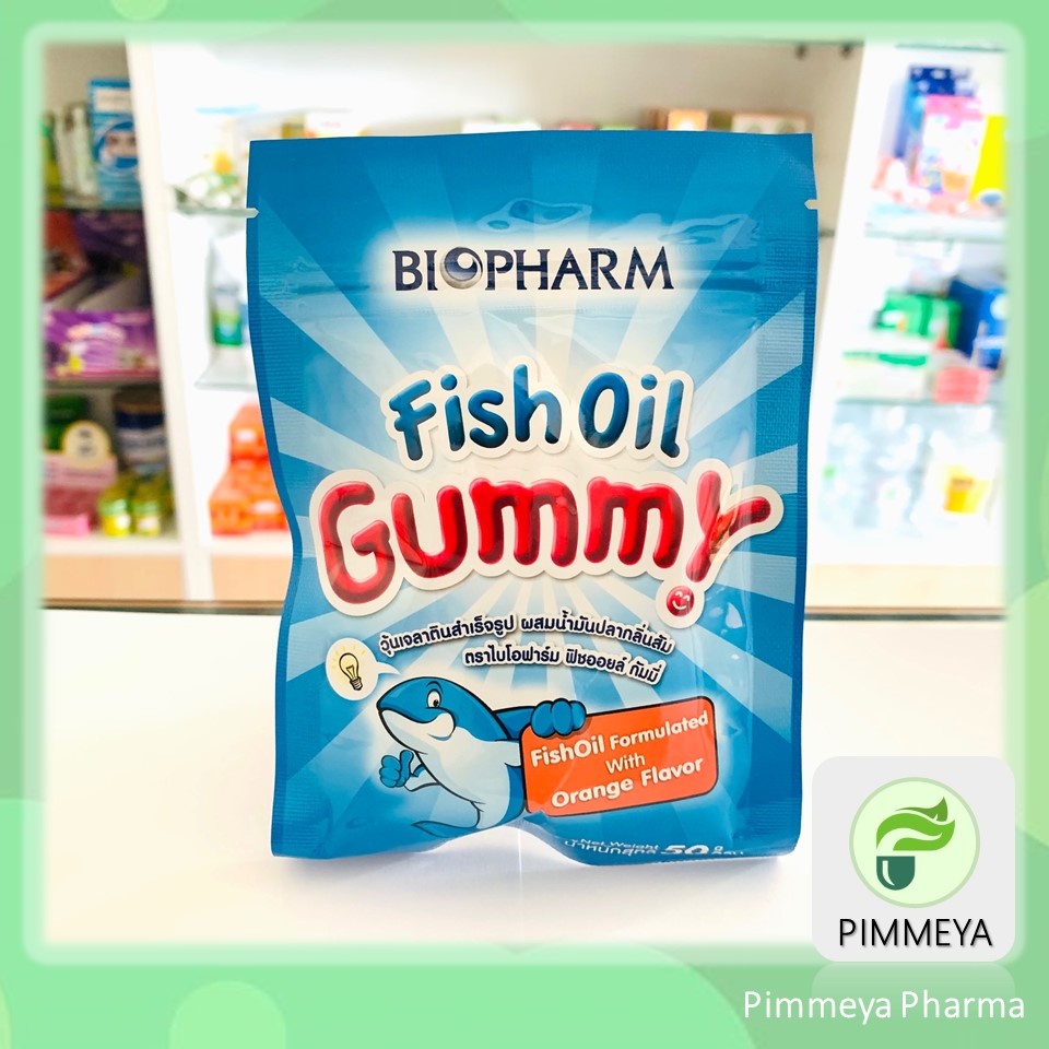 Vitamin C Gummy Biopharm วิตามิน เคี้ยวหนึบ ของ ไบโอฟาร์ม 4 รส ส้มผสมสต