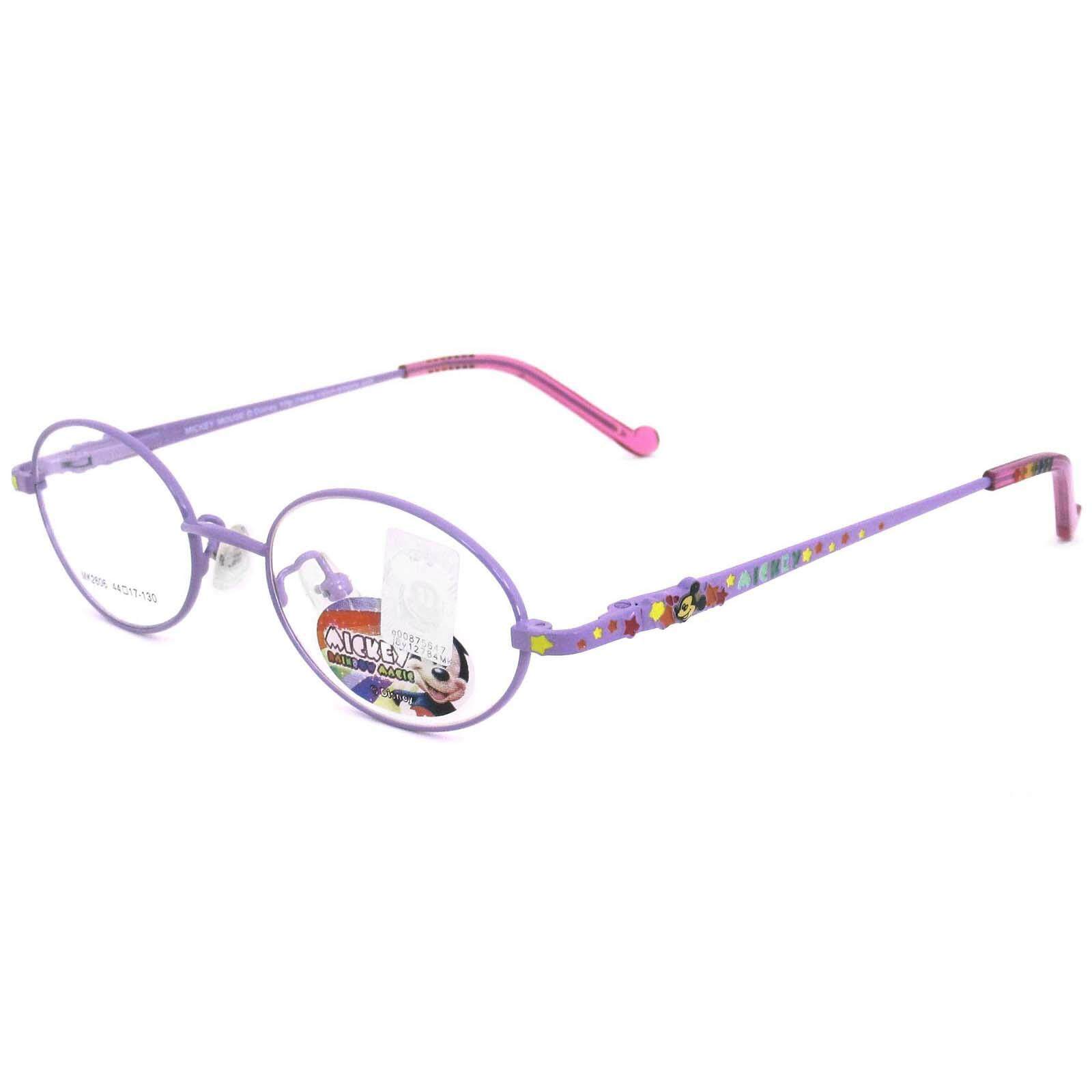 แว่นตาเกาหลีเด็ก Fashion Korea Children แว่นตาเด็ก รุ่น MK 2606 กรอบแว่นตาเด็ก Oval รูปไข่แนวนอน Eyeglass baby frame ( สำหรับตัดเลนส์ ) วัสดุ สแตนเลส สตีล เบา ขาสปริง Eyeglass Spring legs Stainless Steel material Eyewear Kid  Top Glasses