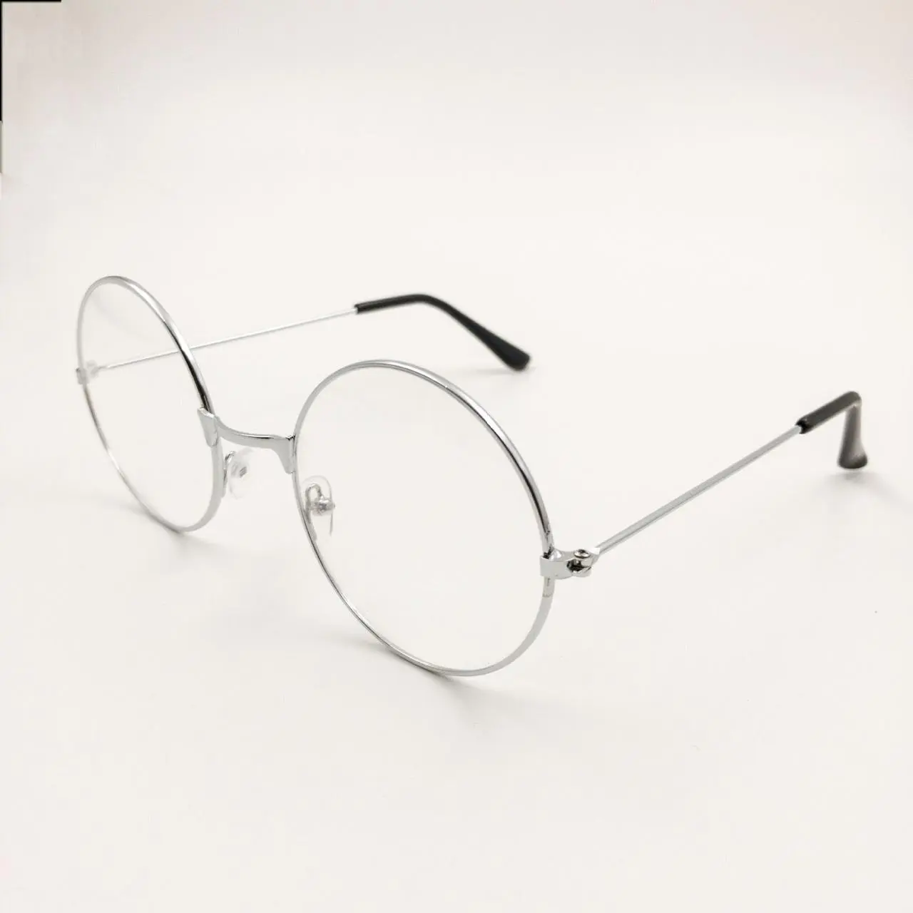 แว่นตากรองแสง กรองแสงบลูไลท์ แว่นตาแฟชั่น Vintage Retro กรอบโลหะ ทรงกลม เลนส์แว่นตา Nerd Geek