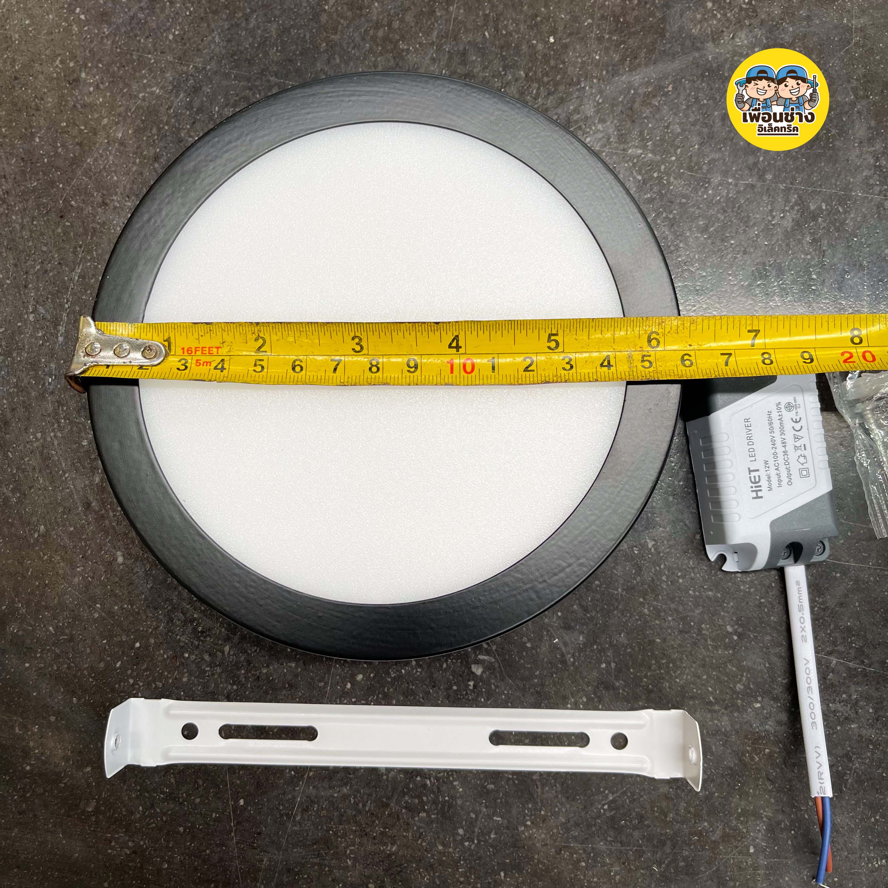 HiET ดาวน์ไลท์ติดลอย ขอบดำ LED ขอบดำ 12w 18w ดาวน์ไลท์ลอย ดาวน์ไลท์ ติด ...