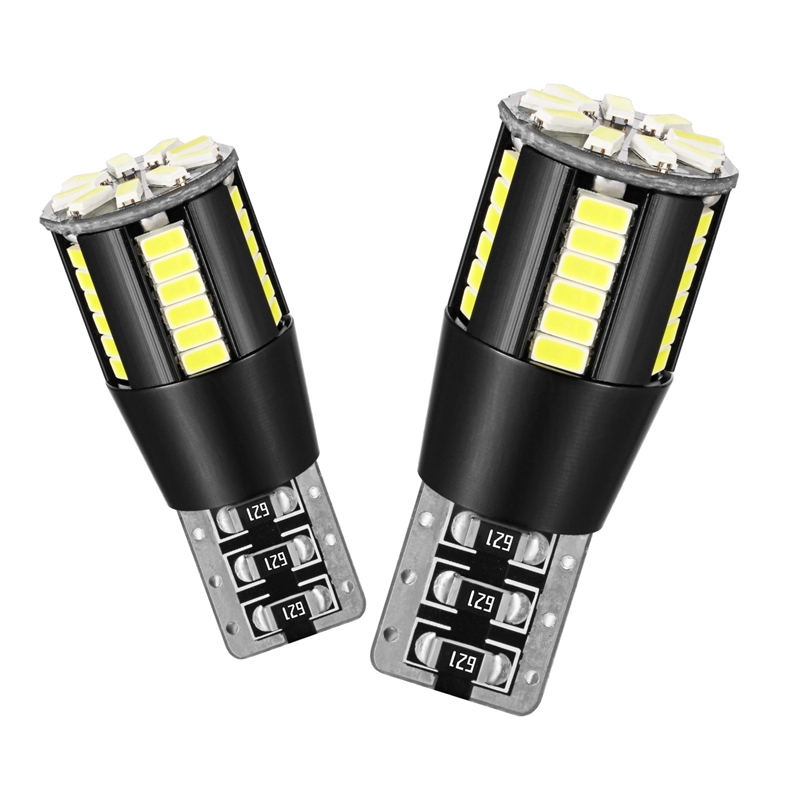 194 Led Light Bulb 6000K White Super Bright 168 2825 W5W T10 Wedge 39-Smd 3014 Chipsets Led Replacement Bulbs Error Free for Car Dome Map Door Courtesy License Plate Lights (2 Pcs)
