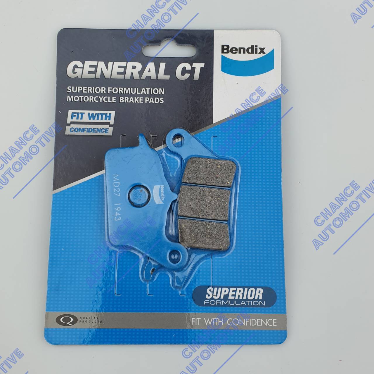 Bendix ผ้าดิสเบรคหน้า AIR-BLADE,CLICK-I,SCOOPY-I, SPACY-I,CLICK-125i (MD27) General CT รุ่นใหม่!!!!!
