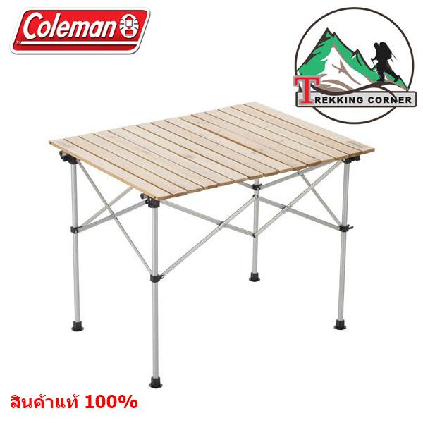 テーブル・チェア・ハンモック Coleman Natural Wood Roll Table