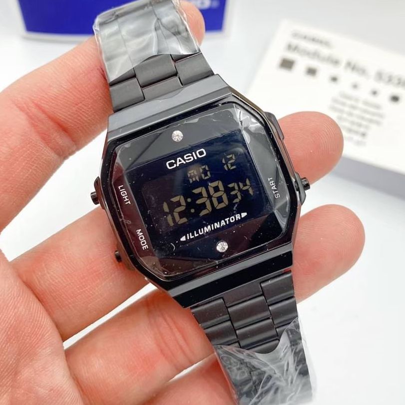 นาฬิกาแฟชั่น  Casio รุ่น ไดมอนด์  ระบบดิจิตอล《 แถมฟรี !! กล่อง+ถุง คาสิโอ 》