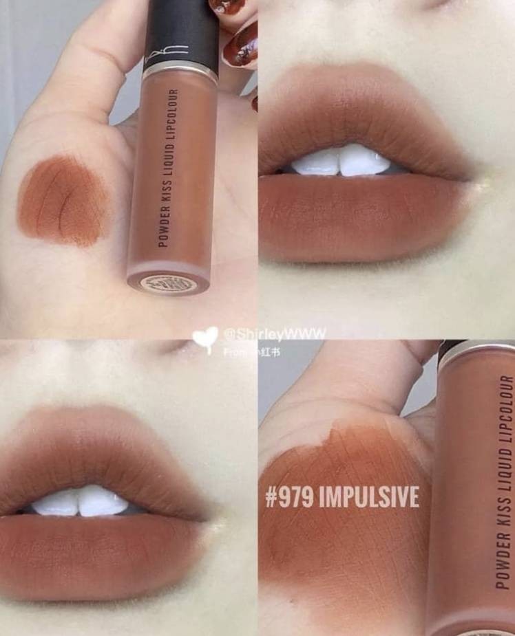 ลิปสติก M.A.C Powder Kiss Liquid Lipcolour 5ml. 979 IMPULSIVE Lazada