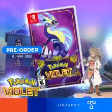 ภาพขนาดย่อของภาพหน้าปกสินค้า[พร้อมจัดส่ง) Nintendo Switch 1) Pokemon Scarlet (แผ่นเกม), 2) Pokemon Violet (แผ่นเกม) , 3) Double Pack Pokemon Violet & Scarlet (แผ่นเกมแพ็คคู่), 4)Double Pack แผ่นเกม+กล่องสีทอง/ Zone Asia Eng. จากร้าน Tinzshop บน Lazada ภาพที่ 4