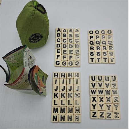พร้อมส่ง Bananagrams Puzzle MindWare Appletters Pairs in Pears คำศัพท์ภาษาอังกฤษสำหรับเด็กสร้างการศึกษา NJT