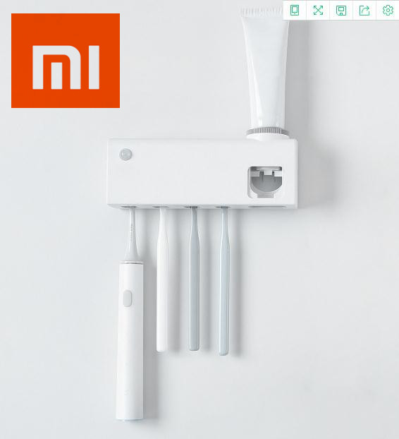 xiaomiholder ที่ยึดแปรงสีฟันสำหรับฆ่าเชื้อโรค