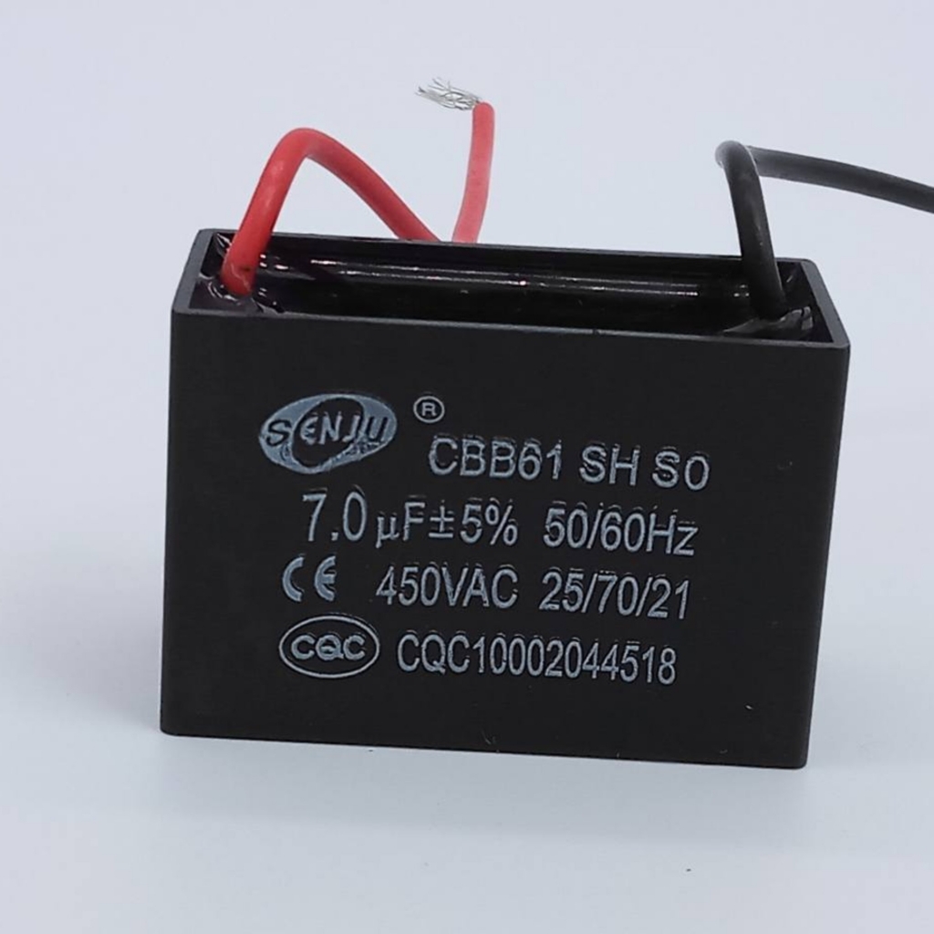 โปรโมชั่น คาปาซิเตอร์ 10uF 450V. SQ (ชนิดสาย) เพื่อใช้สำหรับปั้มน้ำหรือ ...