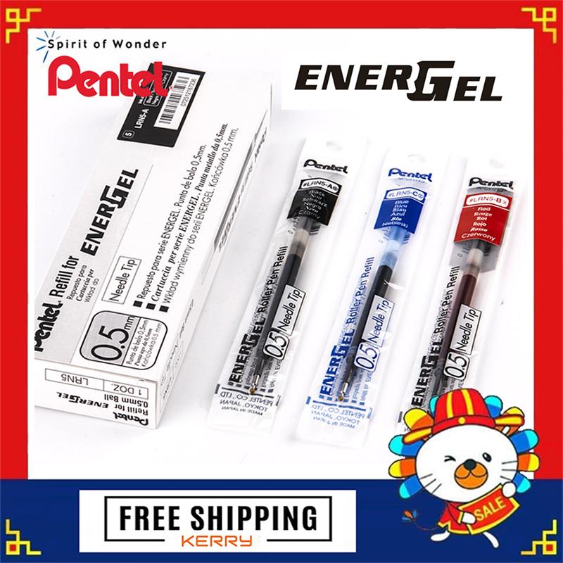 ไส้ปากกา Pentel Energel ขนาด 0.4 0.5 0.7 MM
