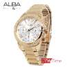 ALBA Crystal Swarovski นาฬิกาข้อมือผู้หญิง รุ่น AT3B84X1 (โรสโกลด์)