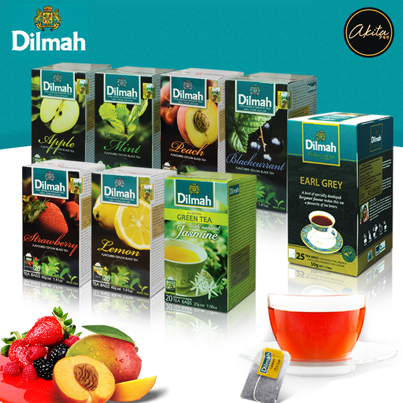 ชาสำเร็จรูป / Dilmah 100%  พรีเมียม รสพีช