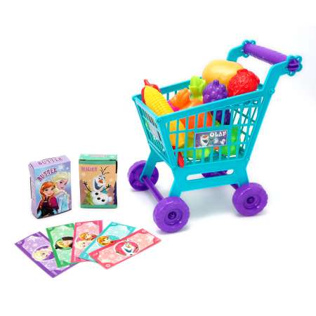 POWERTOY มินิรถเข็นช้อปปิ้ง โฟรเซ่น ลายลิขสิทธิ์แท้ ขนาด ย 27*ก 6.5*ส 21 ซม.