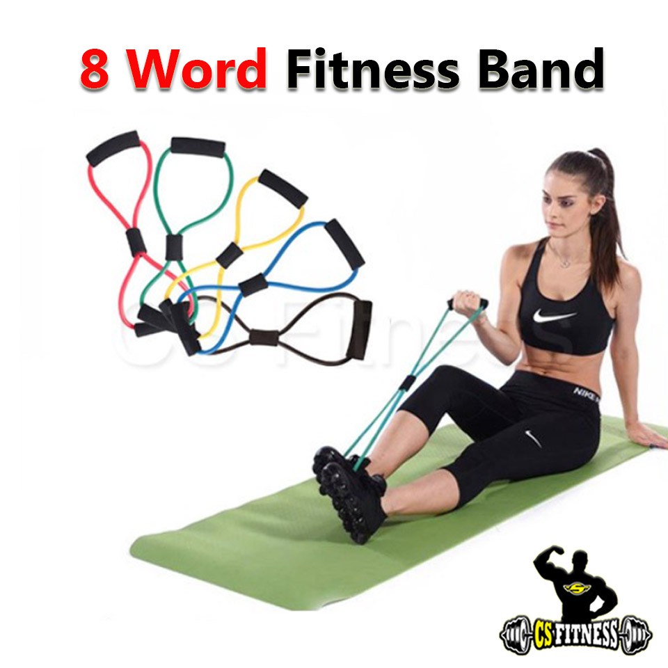 Sports-GG ยางยืดออกกำลังกาย - 8 Word Fitness Rope