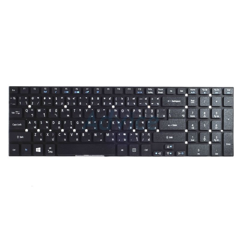 Keyboard ACER E5-572 (Black) PartNB (สกรีนไทย-อังกฤษ)
