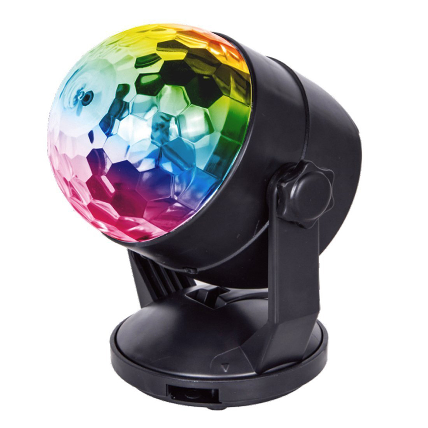 Sensory Light Up Mini Disco Ball Light Projector Multi Colour 