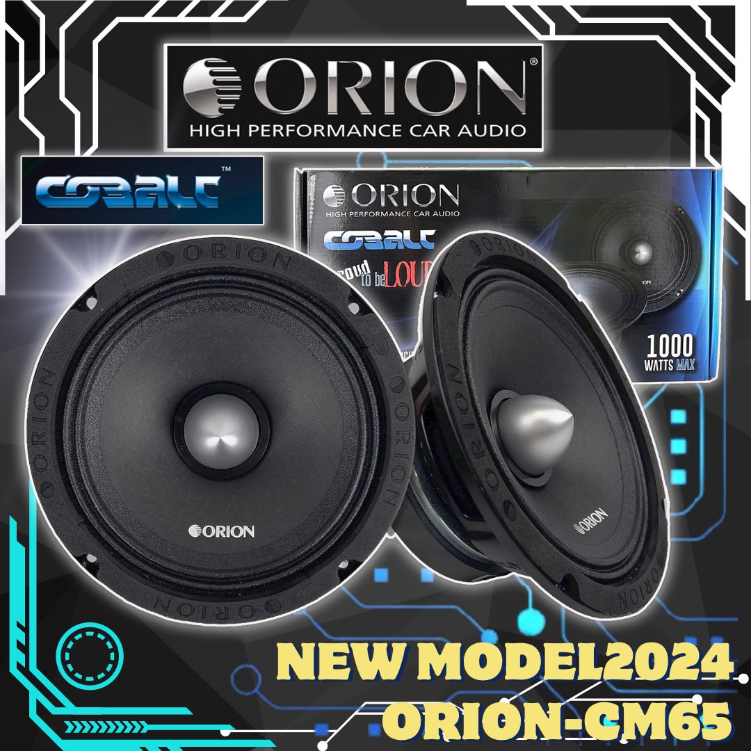 Orion รุ่นCobalt CM65 ลำโพงลูกโดดรุ่นใหม่ 2024 เสียงกลาง6.5 นิ้วเฟลปลั๊