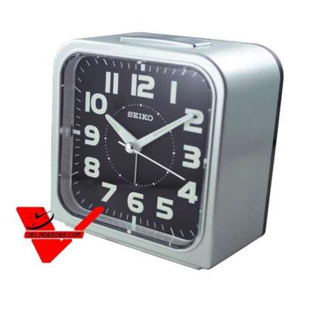 veladeedee.com SEIKO นาฬิกาตั้งปลุก นาฬิกาปลุก Bell Alarm มีพรายน้ำ รุ่น QHK025K สีดำ, QHK025J สีดำหน้าปัดขาว, QHK025G (Gold-Black), QHK025R สีแดง,QHK025M สีเขียว,QHK025S สีเงิน