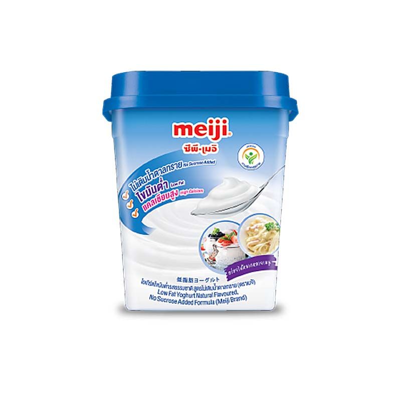 เมจิ โยเกิร์ตพร่องมันเนย 500 กรัม/Meiji yoghurt low-fat 500 grams