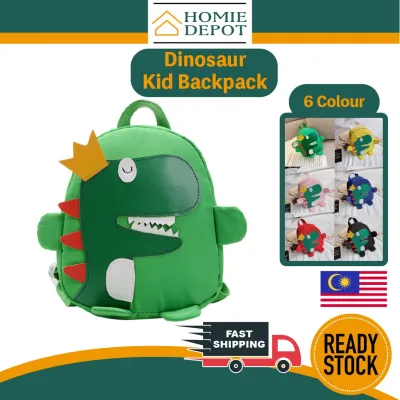 Dinosaur Kid Nylon Backpack Cute Design Bag For Kid Preschool Kindergarten Bag HOMIE DEPOT