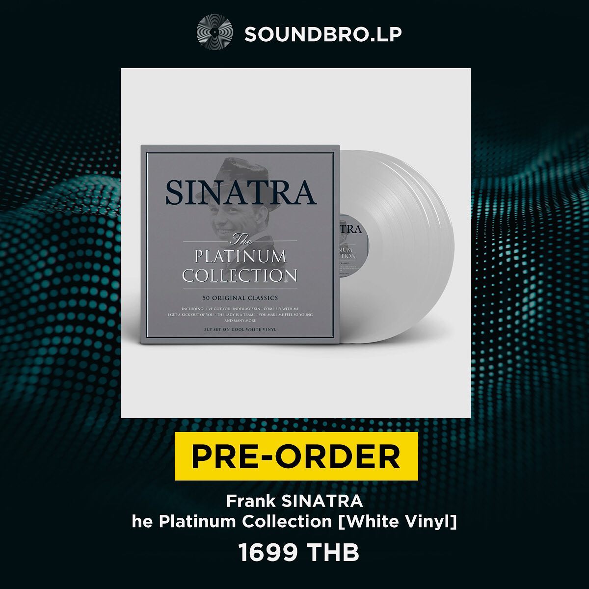 [Pre-Order 14-35 วัน] แผ่นเสียง Frank SINATRA - The Platinum Collection (Gatefold White vinyl 3xLP)