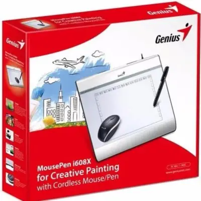 Genius Pen and Mouse Tablet For MousePen I608X