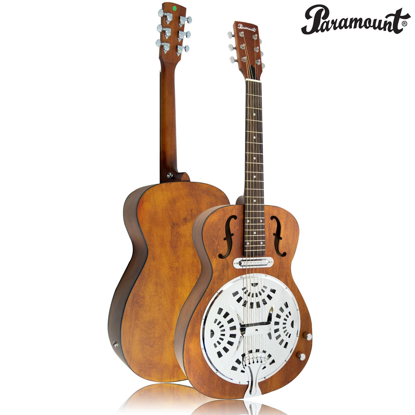 Paramount กีตาร์โปร่งไฟฟ้า 41 นิ้ว แบบ Resonator Guitar รุ่น SDG-722E (Drobo-Style Guitar) + แถมฟรีสายแจ็คกีตาร์