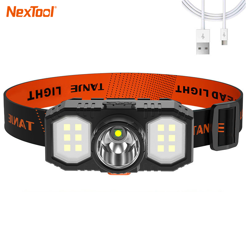 NT 3ไฟ ไฟฉายคาดหัว LED 5000LM ไฟฉายคาดศีรษะแรงสูง ไฟสว่างแบบXPE/COB ไฟฉายเดินป่า ชาร์จแบตได้ ไฟคาดหัว ไฟส่องกบ กันน้ำ Headlamp Rechargeable Headlight Motion Sensor