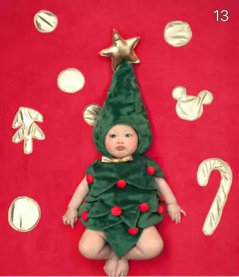 พร้อมส่ง!! ชุดแฟนซีเด็ก ชุดต้นคริสมาสต์ 013 (Christmas Tree) Baby Fancy By Tritonshop