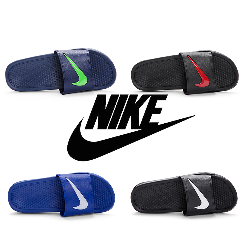 Nike (ไนกี้) มียืดหยุ่นไม่ดูดน้ำรองเท้าลำลอง ตั๋วทนสวมใส่ที่ถูกที่สุดรองเท้าแตะ รองเท้าแตะแบบสวน รุ่น