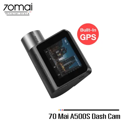 [ศูนย์ไทย] 70Mai Dash Cam Pro Plus A500s + กล้องหลัง RC06 กล้องติดรถยนต์ 70 mai A500 S กล้องติดรถยนต์อัฉริยะ มี GPS ในตัว ความละเอียด 1944P