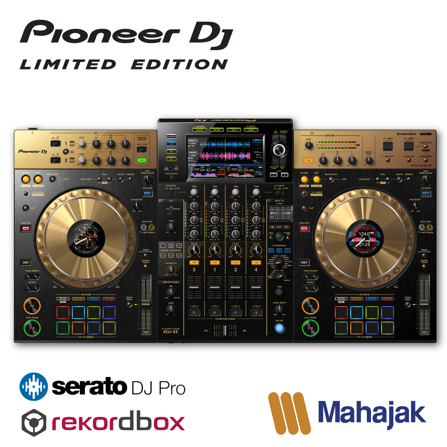 Pioneer DJ XDJ-XZ | Professional all-in-one DJ system (Gold)