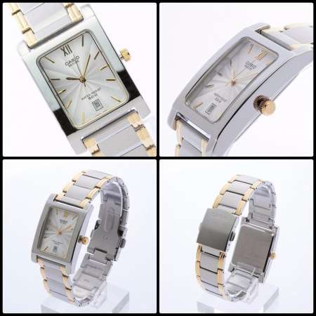 Casio นาฬิกาข้อมือหญิง รุ่น BEL-100SG-7 (สีเงิน)
