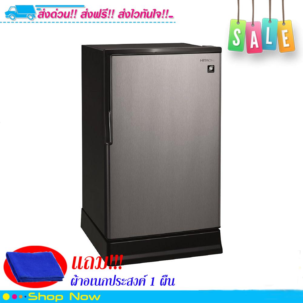ตู้เย็น 1 ประตู HITACHI R-49W PSV 5 คิว สีเงิน)  ***จัดส่งฟรี มีเก็บเงินปลายทาง***